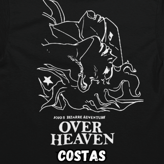 Nome do produtoCamiseta Over Heaven Frente Costas