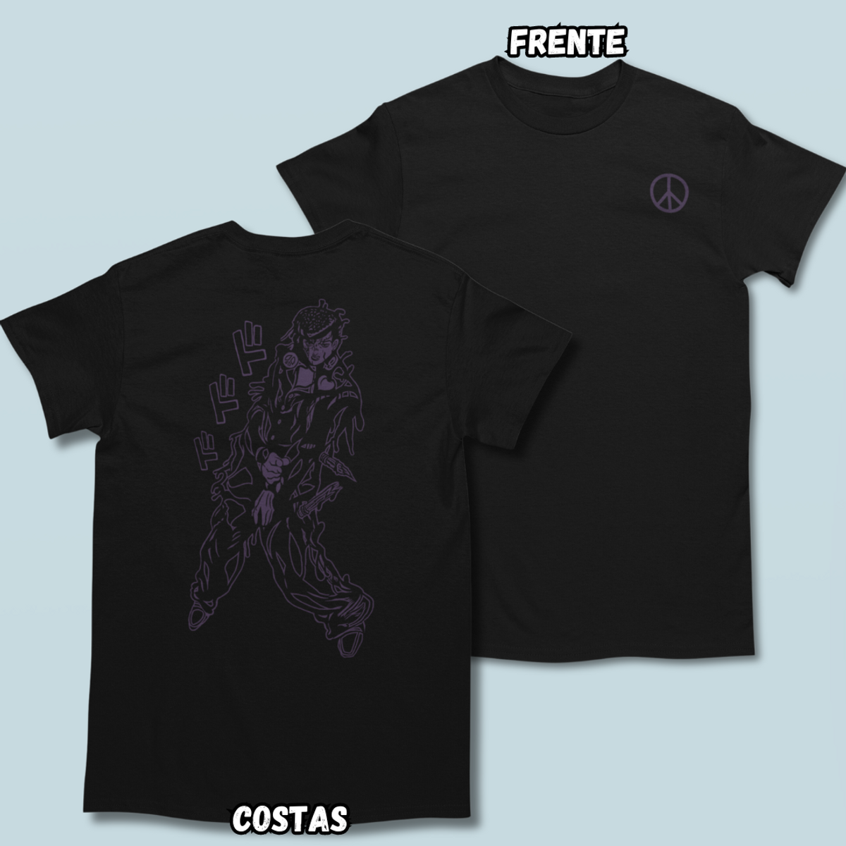 Nome do produto: Camiseta Josuke Frente Costas