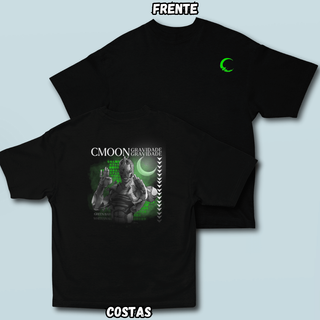 Camiseta Oversized C-moon Frente Costas