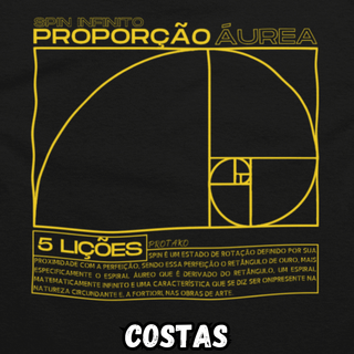 Nome do produtoCamiseta Oversized Proporção Áurea Frente Costas