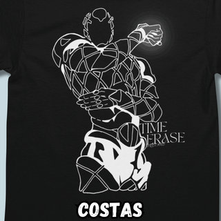 Nome do produtoCamiseta Time Erase Branco Frente Costas 