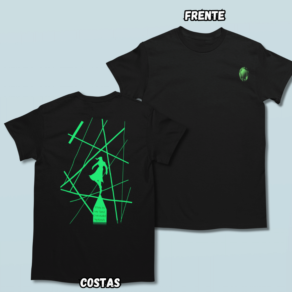 Nome do produto: Camiseta Kakyoin Frente Costas 