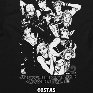 Nome do produtoCamiseta Joestars Frente Costas