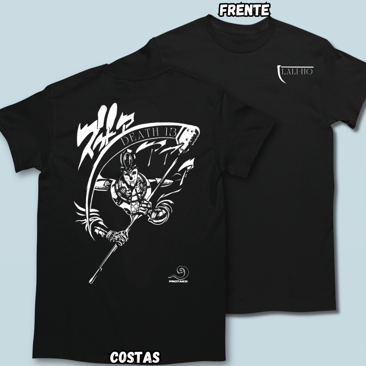 Nome do produto: Camiseta Death 13 Frente Costas