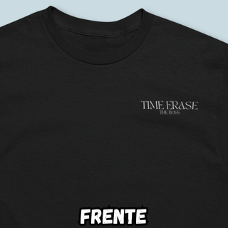 Nome do produtoCamiseta Oversized Time Erase Branco Frente Costas