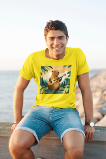 Camiseta Masc CapyShirt - Capivara & Uke