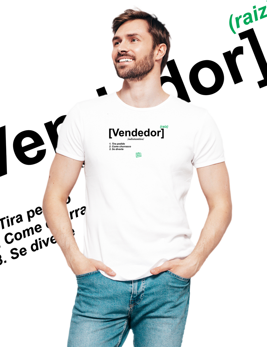 Nome do produto: Camiseta VENDEDOR RAIZ