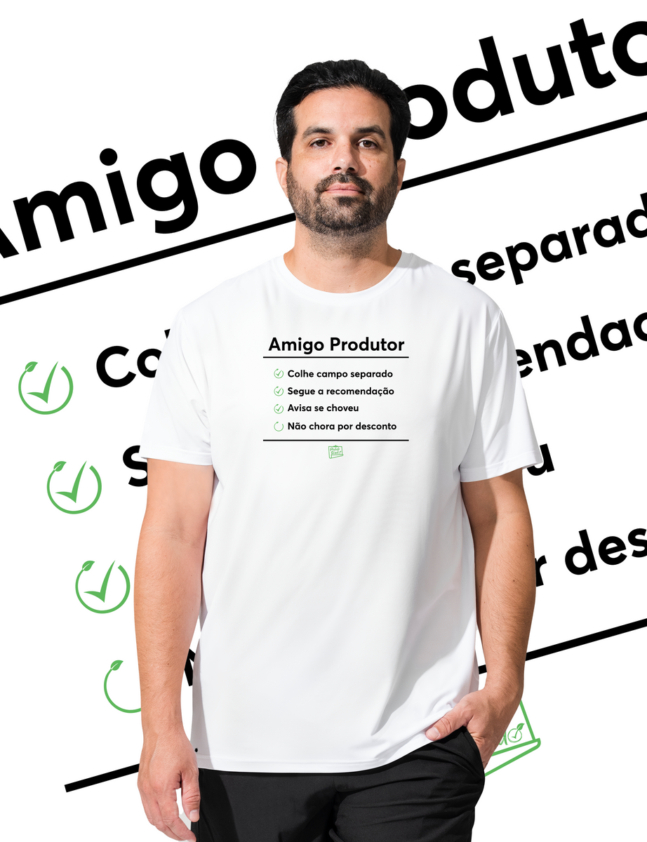 Nome do produto: Camiseta - AMIGO PRODUTOR