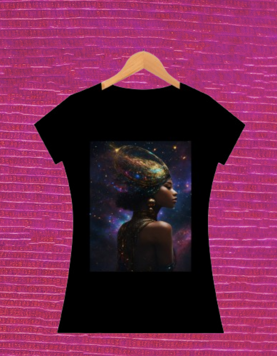 Nome do produto: Camisa Feminina Mulher Universo