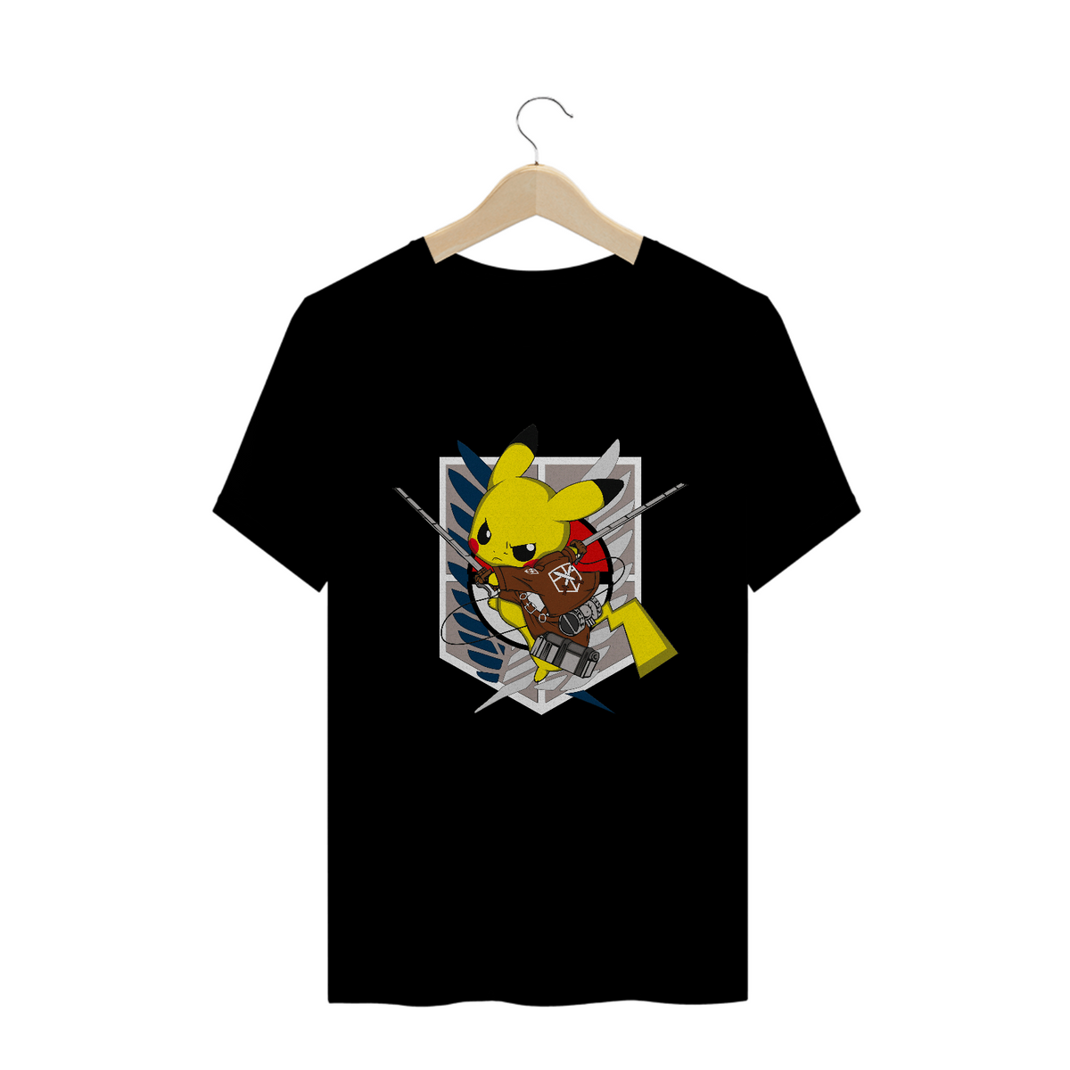 Nome do produtoCamiseta - Cadete Pikachu (Atack on Titan)