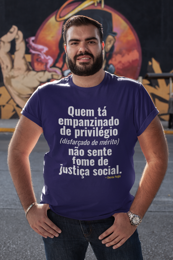 T-shirt Plus Size NÃO SENTE