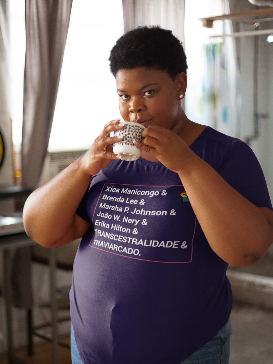 Nome do produto: T-shirt Plus Size Transcestralidade