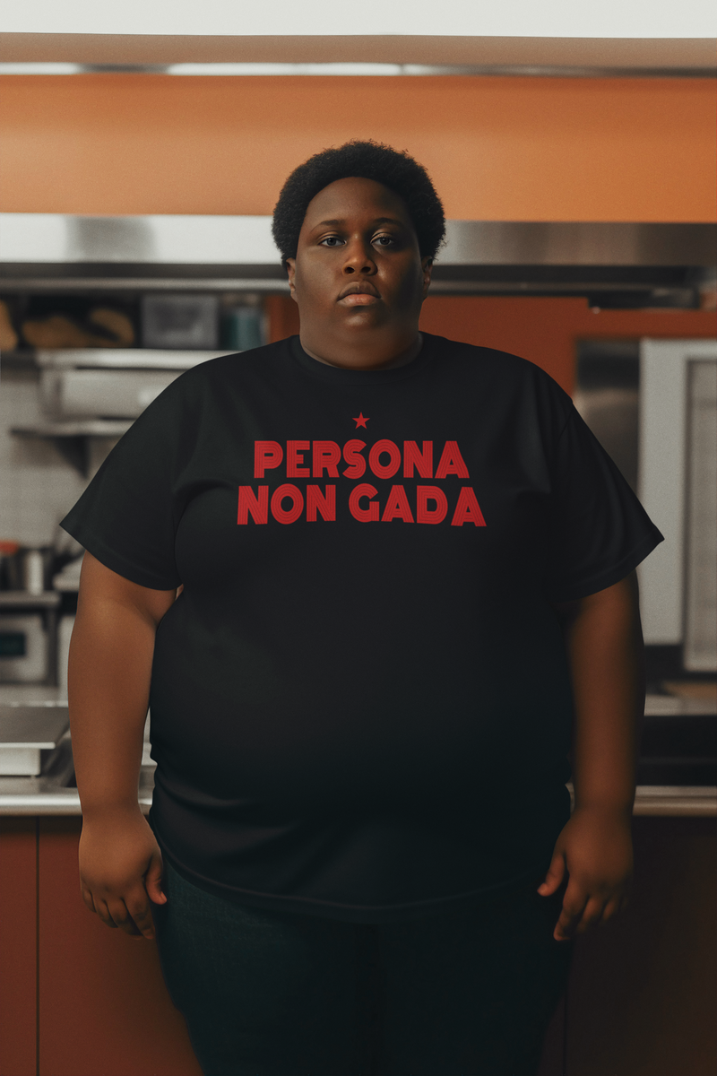 Nome do produto: T-shirt Plus Size Persona Non Gada