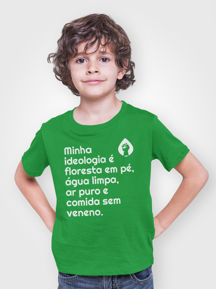 Nome do produto: T-shirt Infantil Ideologia