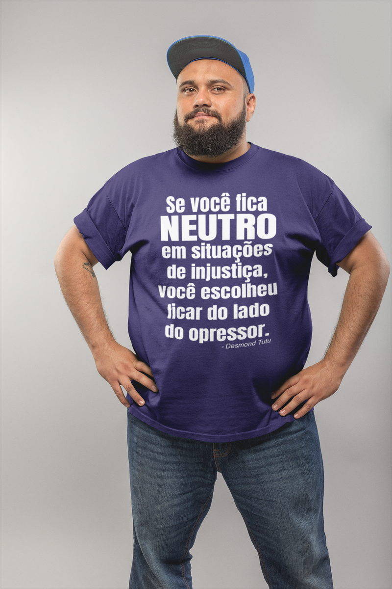 Nome do produto: T-shirt Plus Size Desmond Tutu