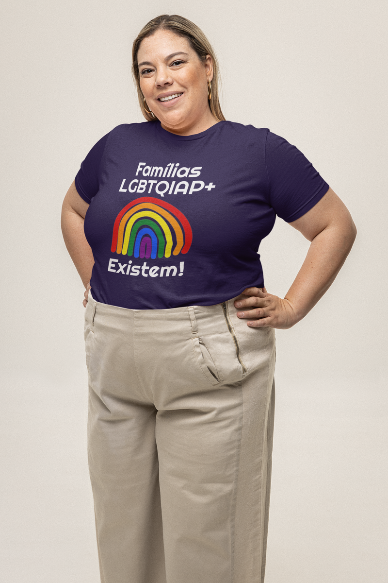 Nome do produto: T-shirt Plus Size Famílias LGBTQIAP+