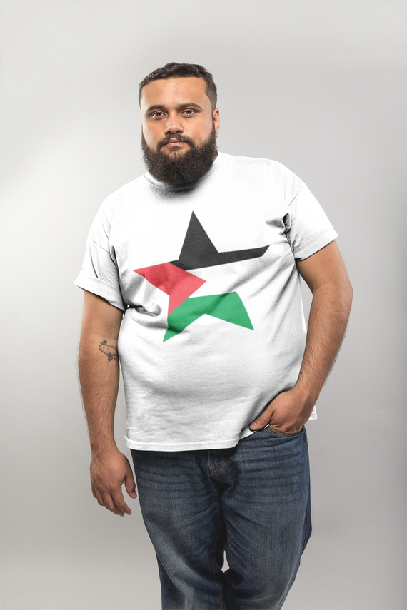 T-shirt Plus Size  Estrela Palestina