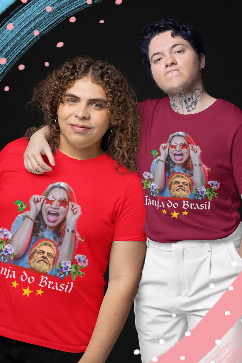 Nome do produto: T-shirt Tradicional Janja do Brasil