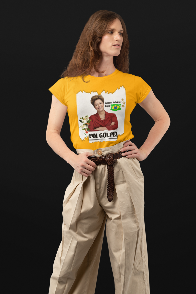 Nome do produto: T-shirt Baby Look Dilma