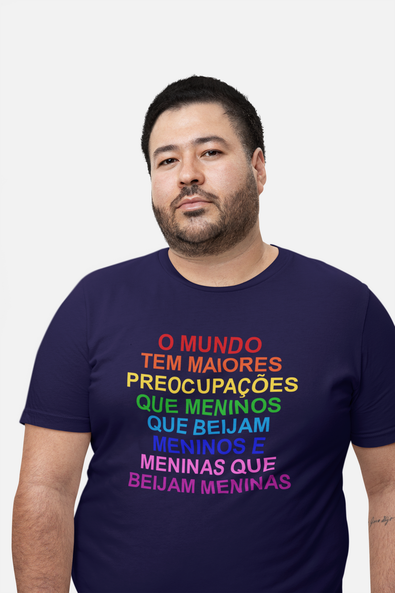 Nome do produto: T-shirt Plus Size Meninos e Meninas