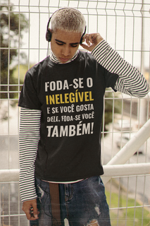 Nome do produtoT-shirt Tradicional Foda-se - Inelegível