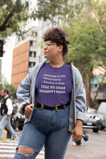 Nome do produtoT-shirt Plus Size Três Coisas