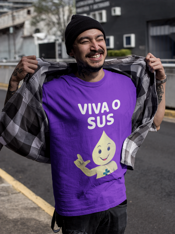 T-shirt Tradicional VIVA O SUS
