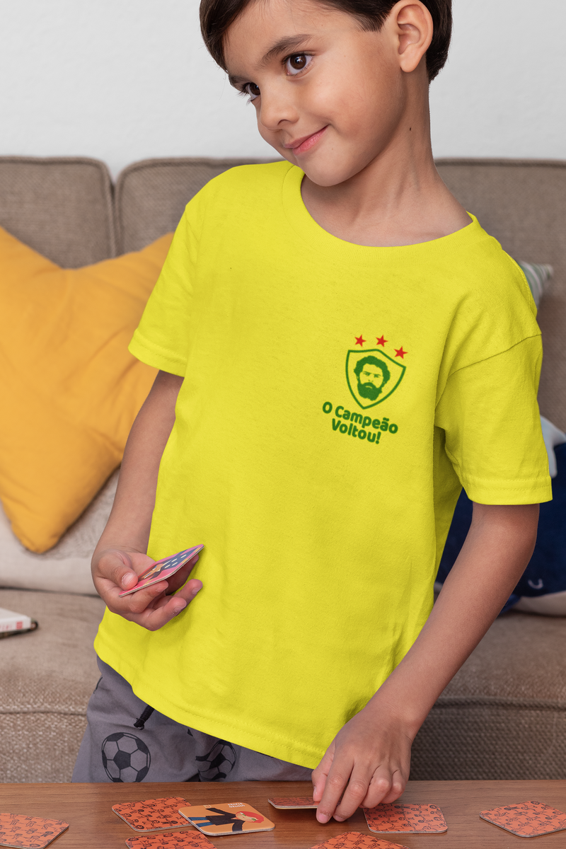 Nome do produto: T-shirt   Infantil O Campeão Voltou!