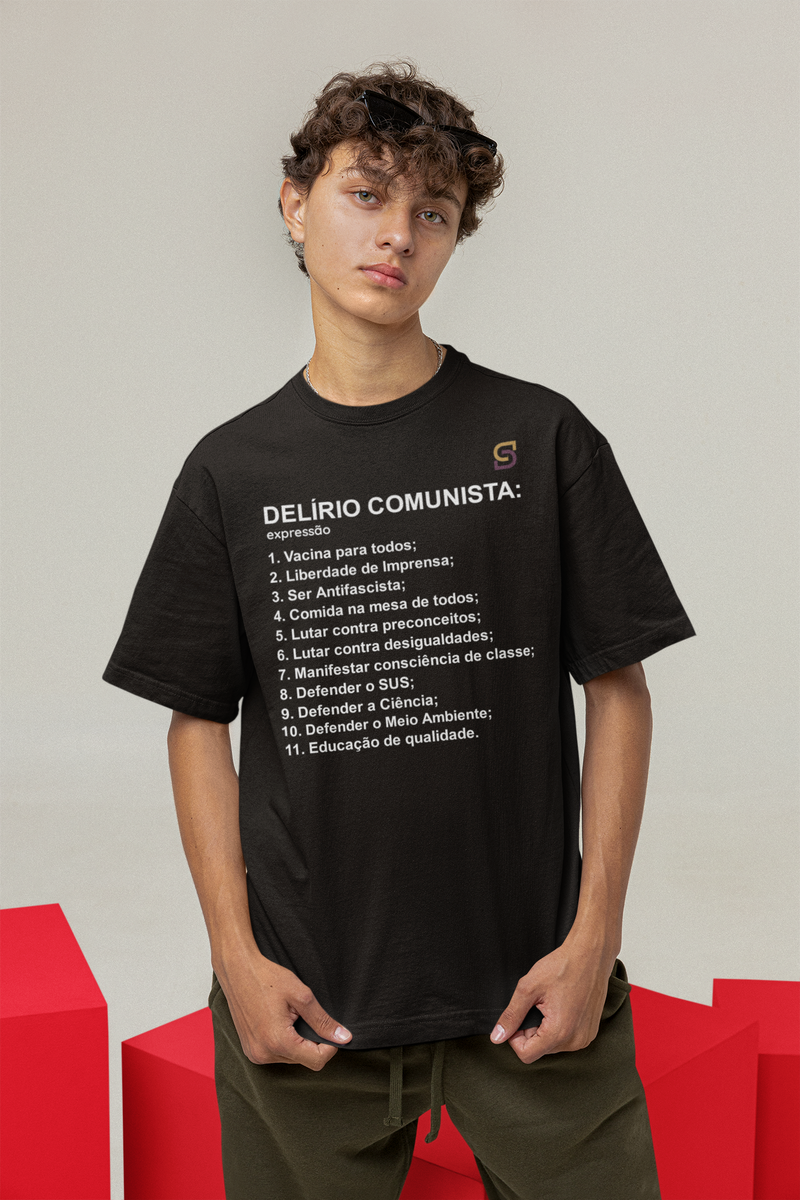 Nome do produto: T-shirt Tradicional Delírio Comunista