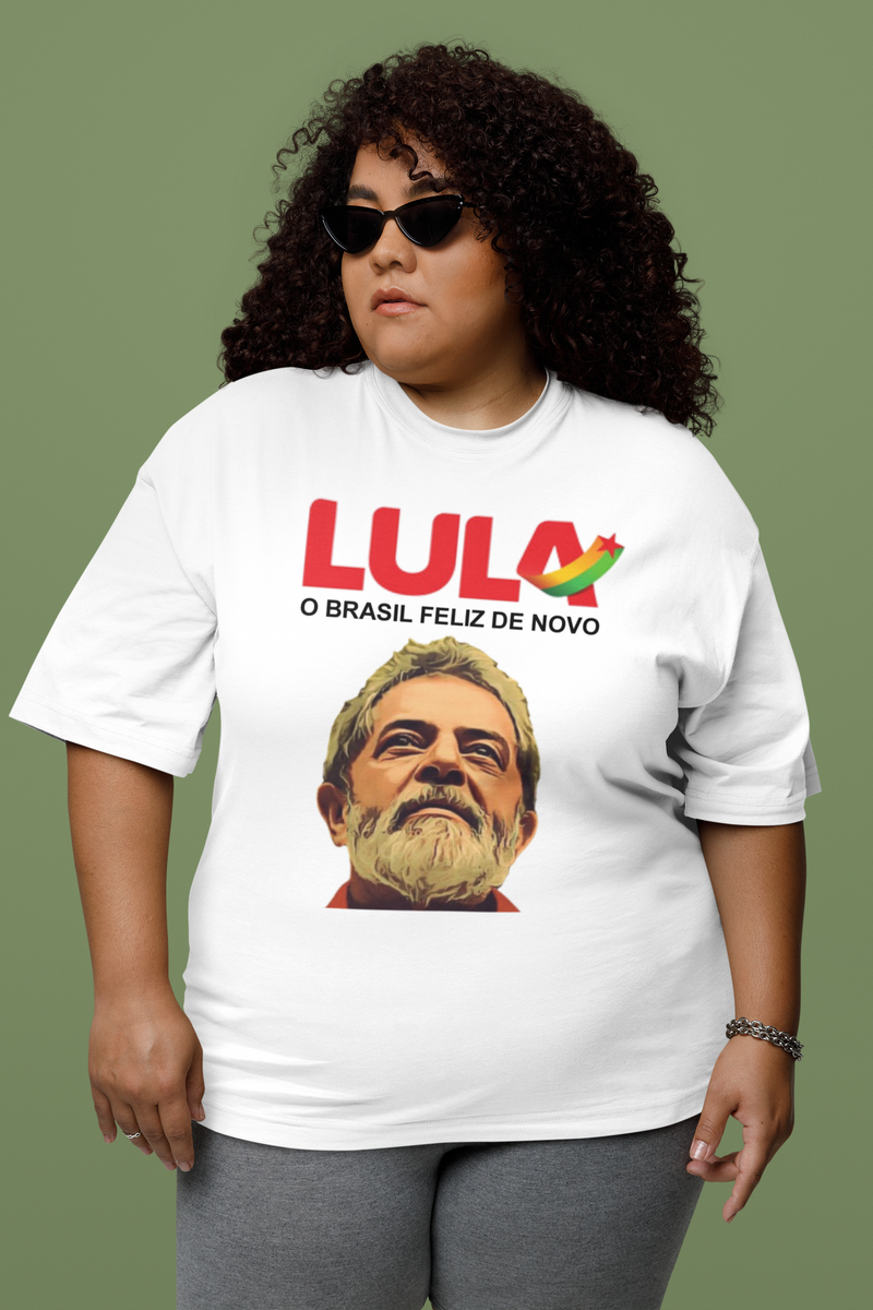 Nome do produto: T-shirt Plus Size LULA BR