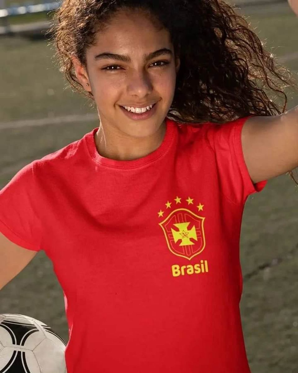 Nome do produto: T-shirt Baby Look BRASIL