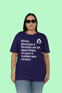 Nome do produtoT-shirt Plus Size Ideologia