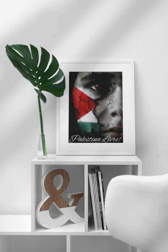 Poster Retrato Palestina Livre