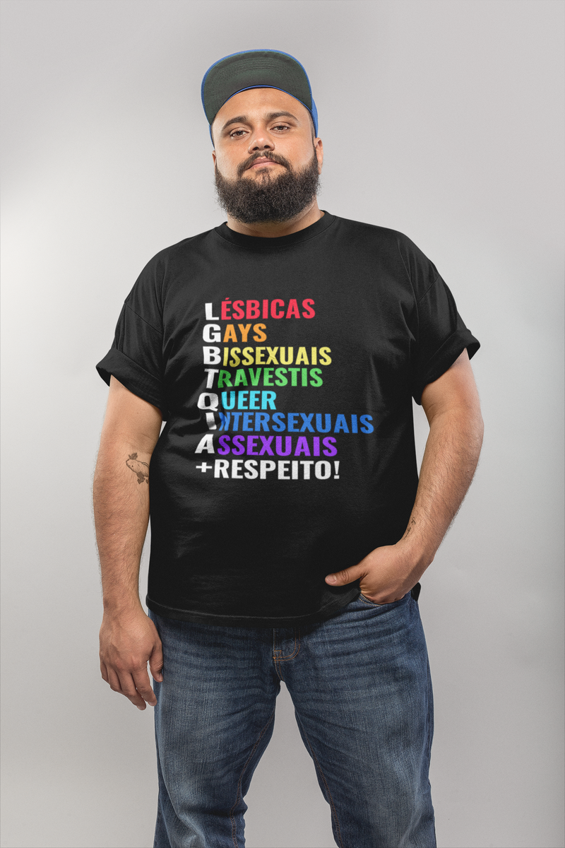 Nome do produto: T-shirt Plus Size LGBTQIA+