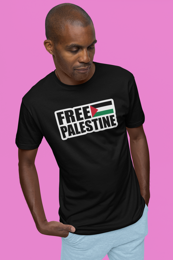 T-shirt Tradicional Free Palestine