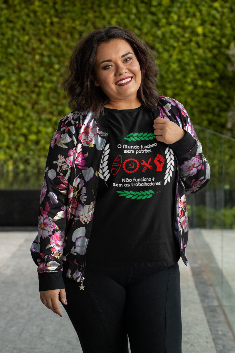 Nome do produto: T-shirt Plus Size Trabalhadores