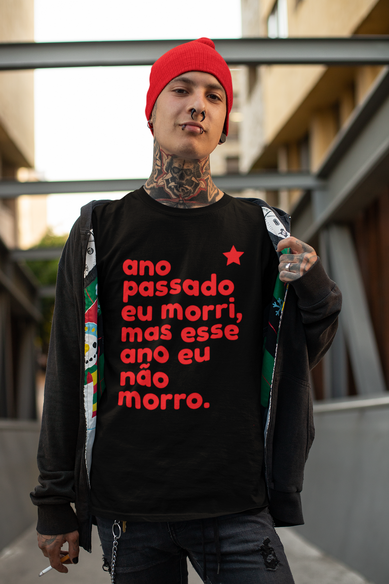 Nome do produto: T-shirt Tradicional ESSE ANO NÃO