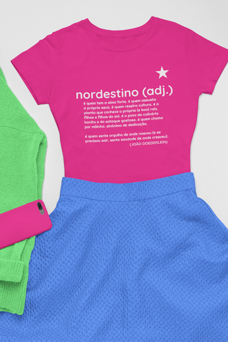 Nome do produto: T-shirt Feminina Nordestino