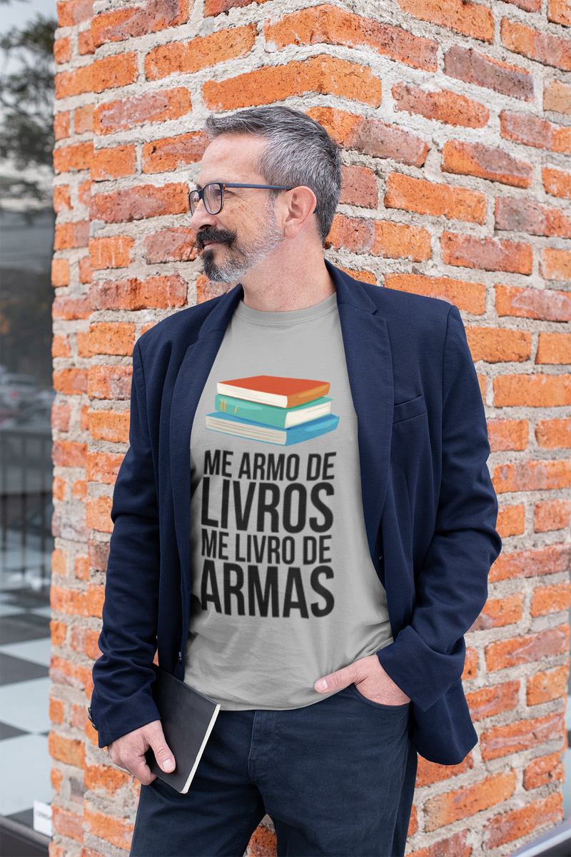 Nome do produto: T-shirt Tradicional Livros SIM!