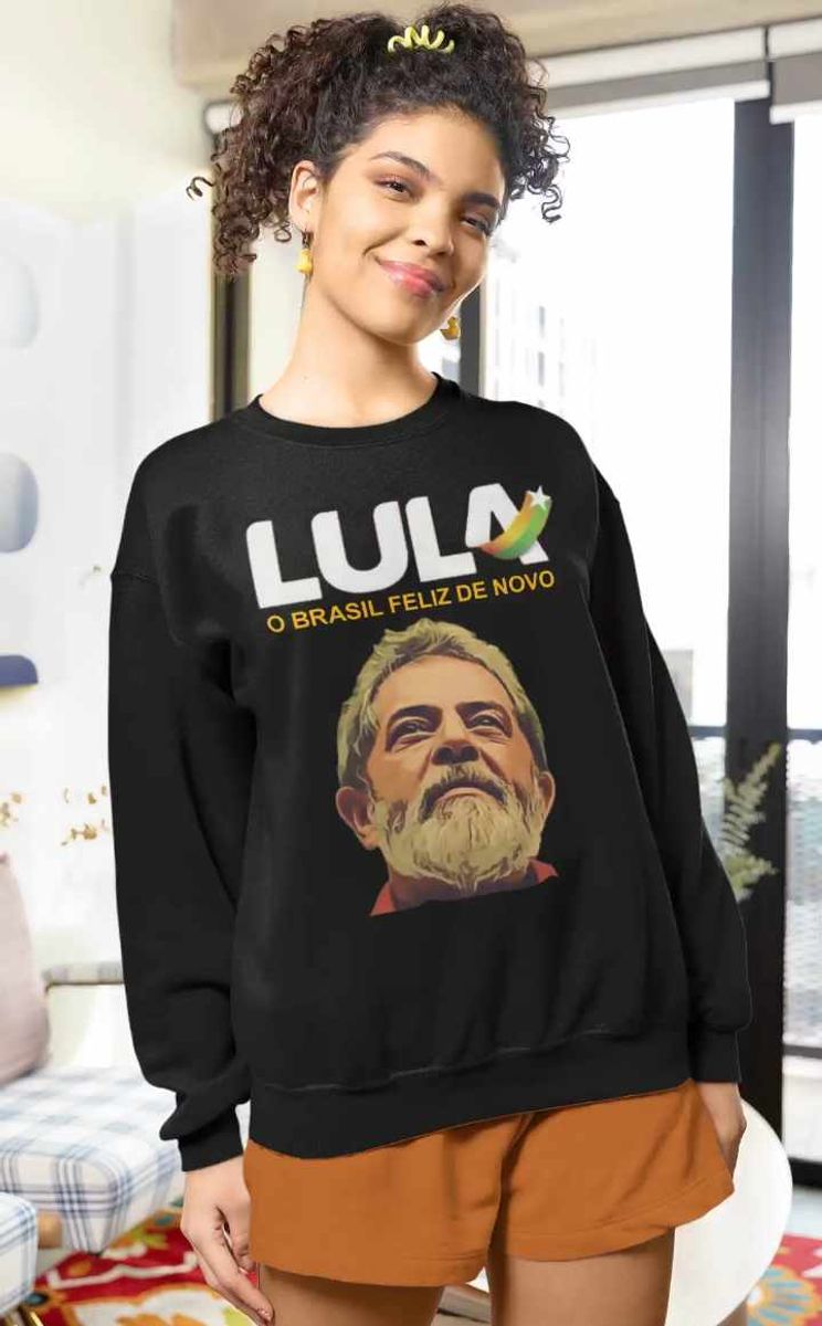 Nome do produto: Moletom UNISSEX LULA BR