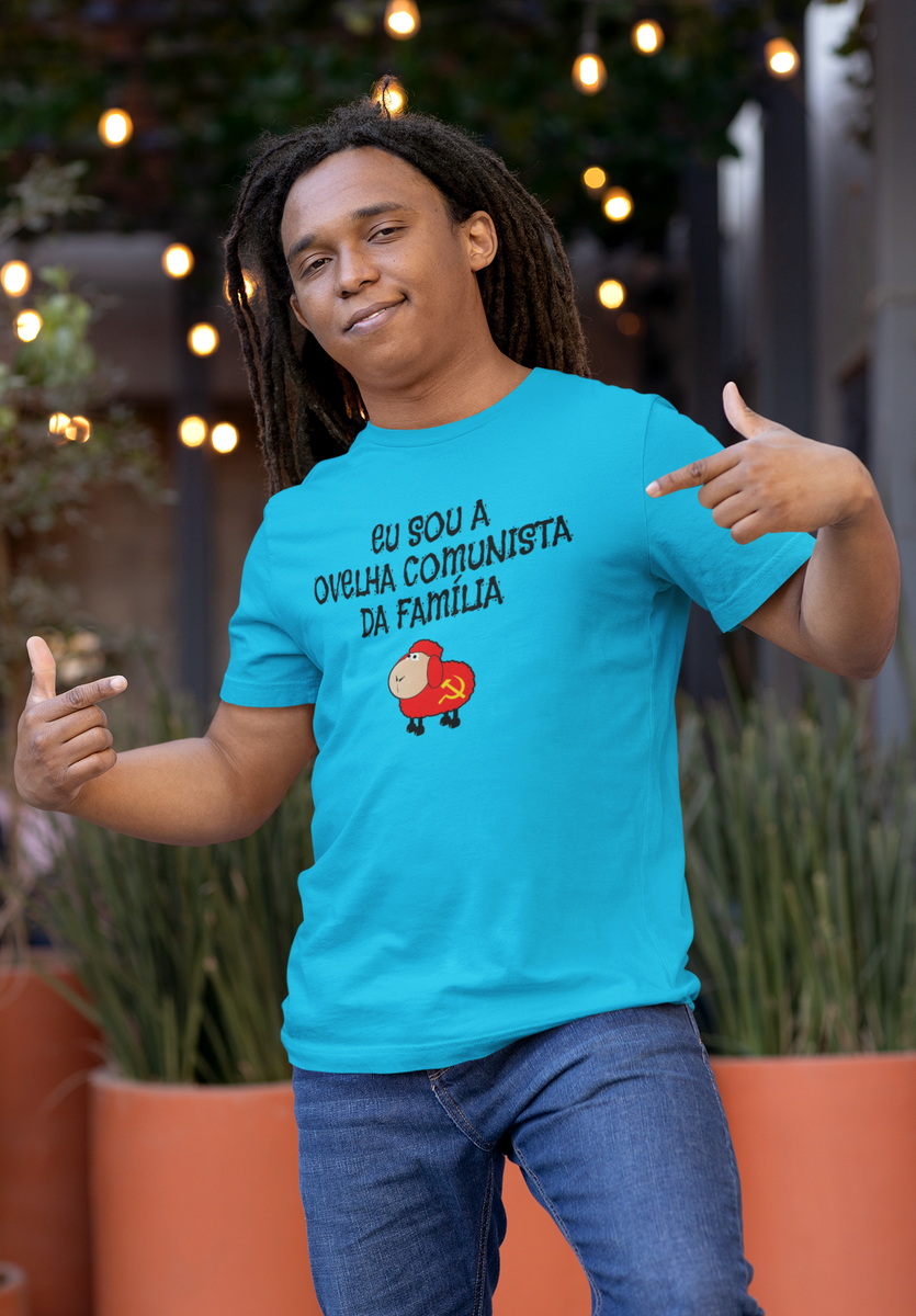 Nome do produto: T-shirt Tradicional Ovelha Comunista