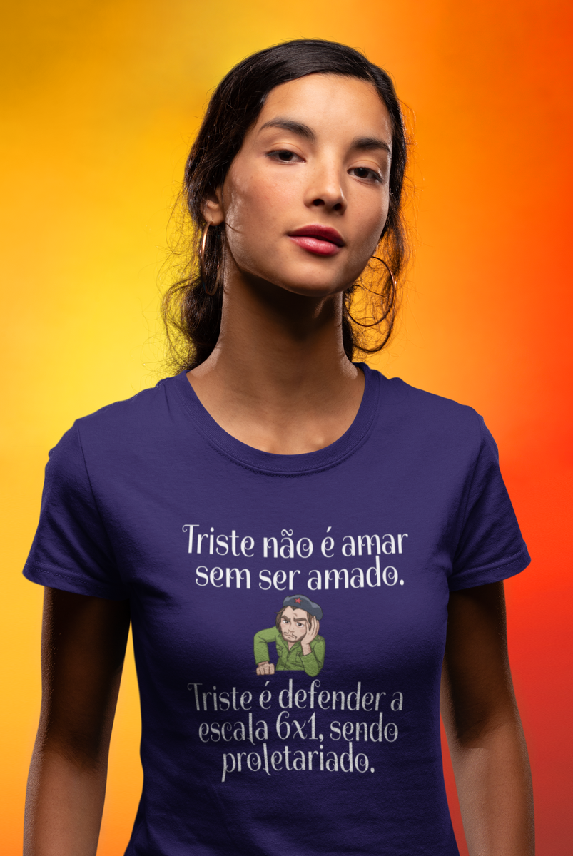 Nome do produto: T-shirt Baby Look FIM DA ESCALA 6X1