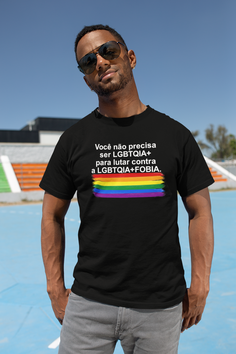 Nome do produto: T-shirt Tradicional LGBTQIA+FOBIA