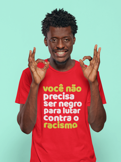 Nome do produtoT-shirt Masculina Antirracista 