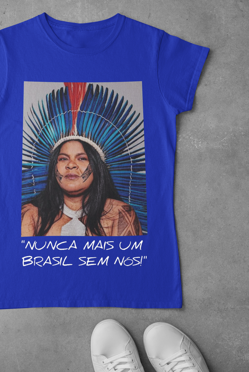 Nome do produto: T-shirt Baby Look Sônia Guajajara