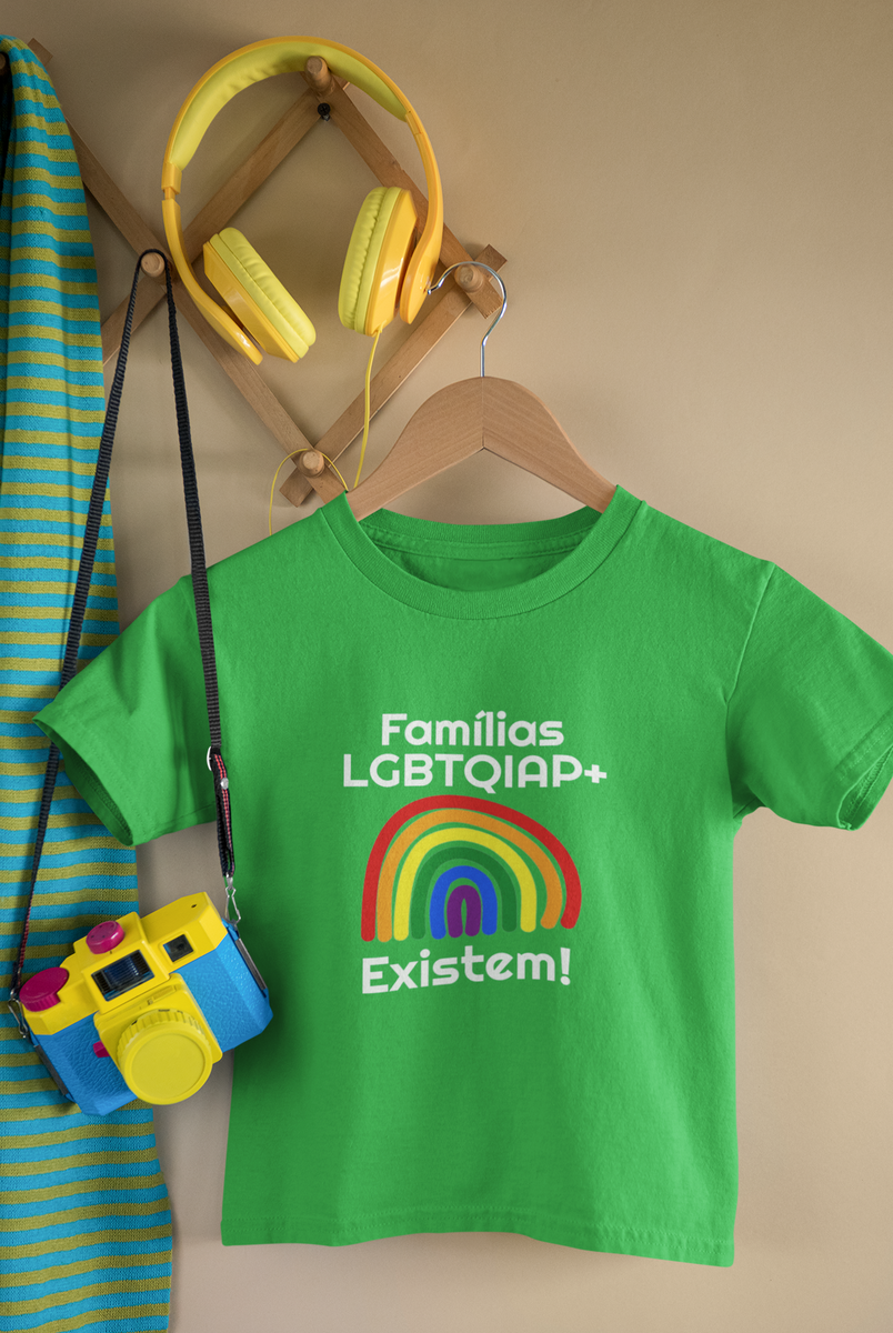 Nome do produto: T-shirt Infantil Classic Famílias LGBTQIAP+