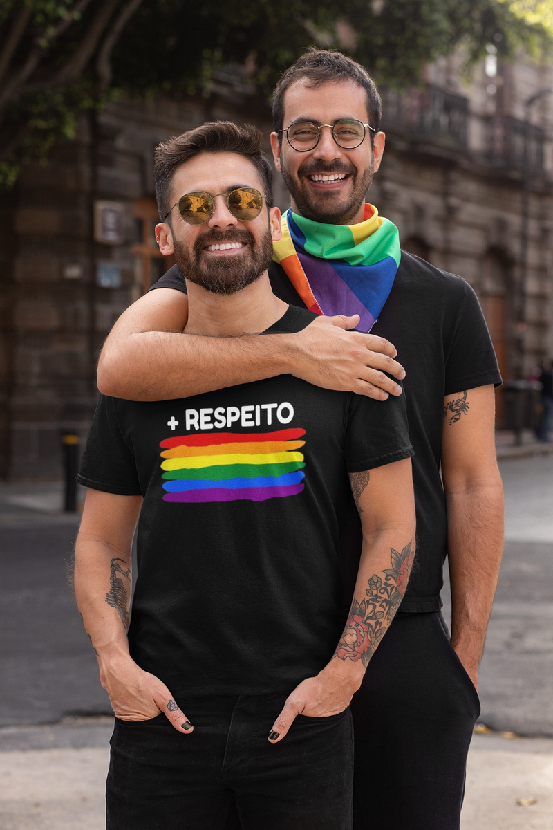 Nome do produto: T-shirt Tradicional +Respeito