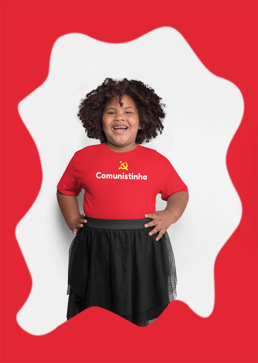 Nome do produto: T-shirt Infantil Comunistinha