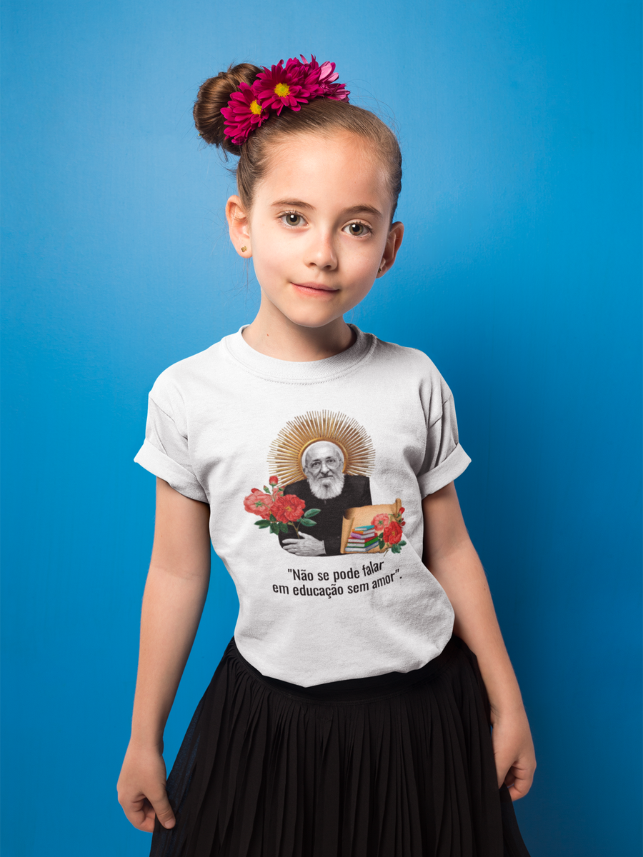 Nome do produto: T-shirt Infantil Paulo Freire