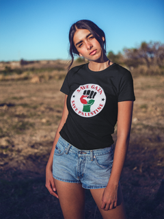 Nome do produtoT-shirt Baby Look Save Gaza